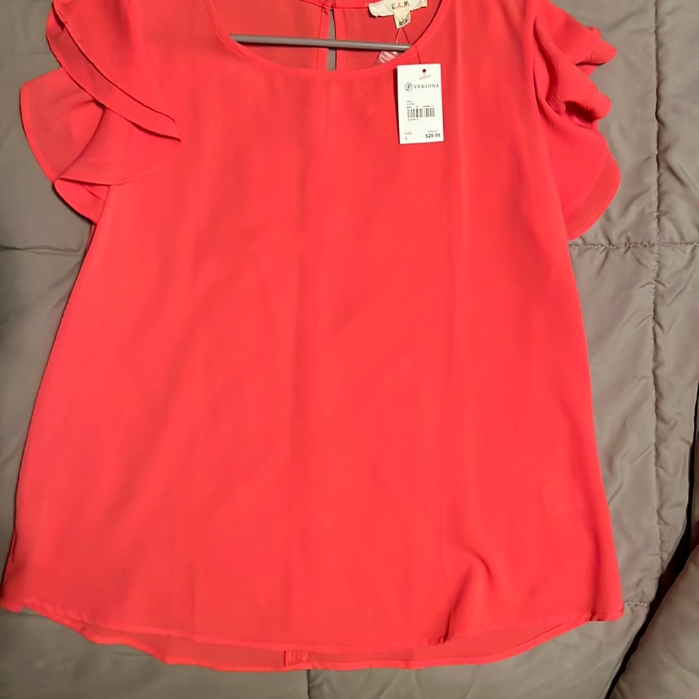 NWT Coral Blouse